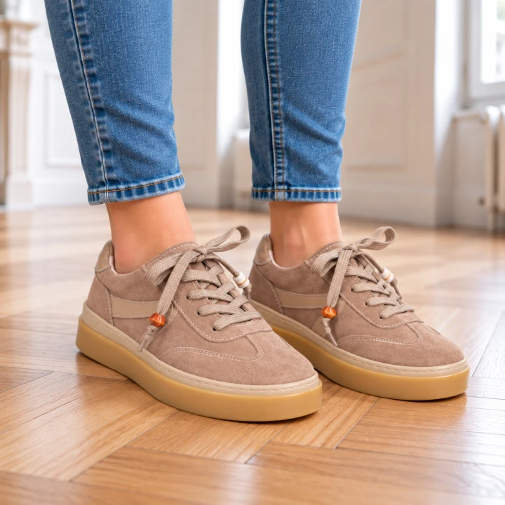 Beżowe sneakersy na drewnianej podłodze (4).png